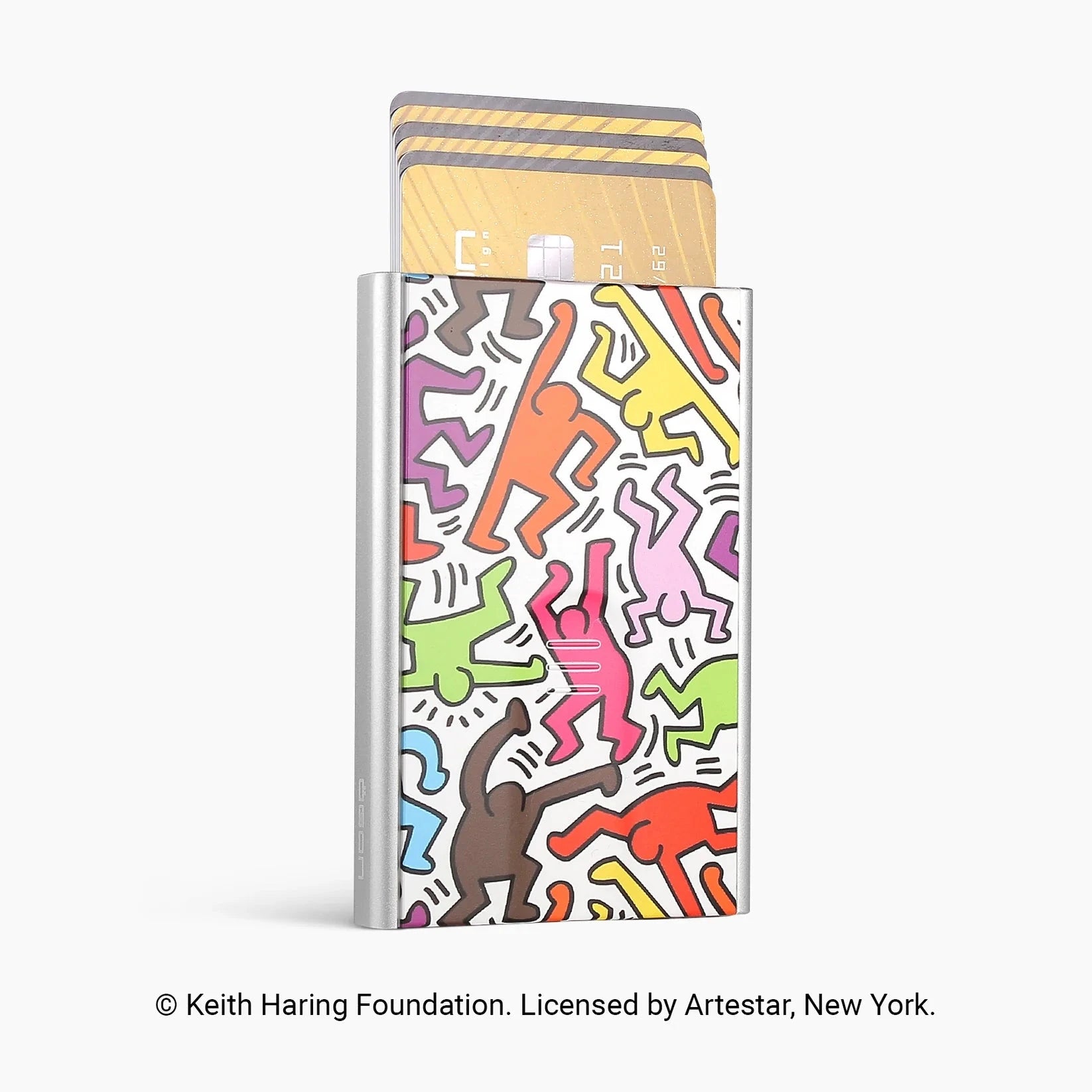 Slider - Porte-cartes automatique Ögon Keith Haring Color
